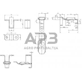 Montavimo plokštelė T722200