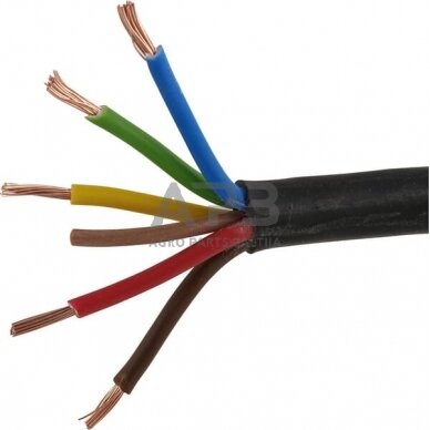 Montavimo kabelis LGY-S, 5 x 0.75mm² 100 metrų 1432045071