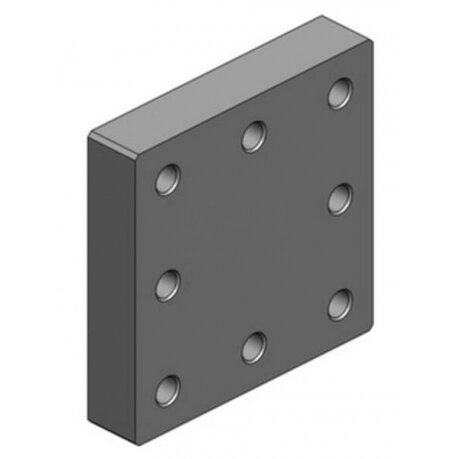 Montavimo plokštė Scharmüller 145x145mm 8xM20 00645010 1 Montavimo plokštė Scharmüller 145x145mm 8xM20 00645010 1