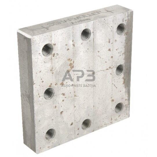 Montavimo plokštė Scharmüller 145x145 / 160mm 8xM20 00645000 Montavimo plokštė Scharmüller 145x145 / 160mm 8xM20 00645000