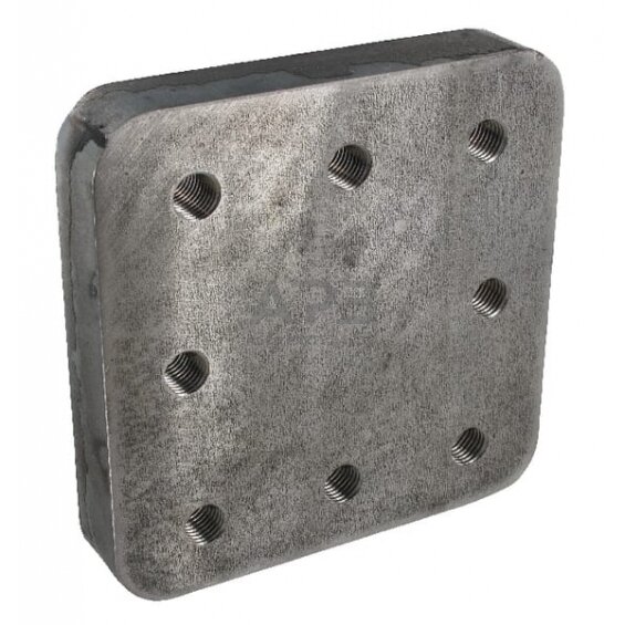 Montavimo plokštė Bernhofer Gesenkschmiede 110x100mm 8xM16 80000616 Montavimo plokštė Bernhofer Gesenkschmiede 110x100mm 8xM16 80000616