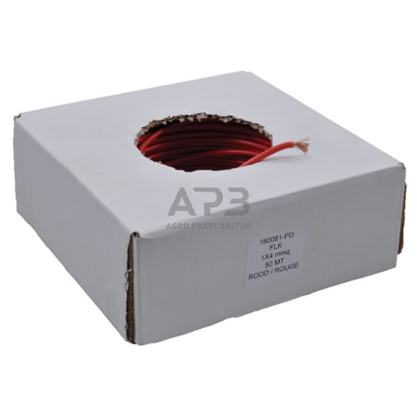Montavimo kabelis 1x4.0mm² 50 metrų KA1404 1 Montavimo kabelis 1x4.0mm² 50 metrų KA1404 1
