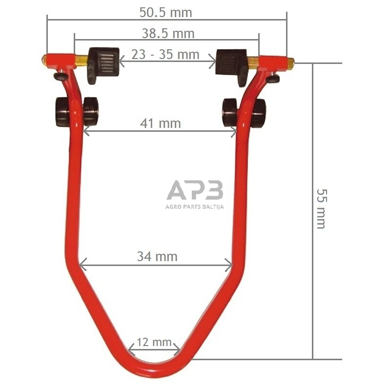 Motociklo stovas galiniam ratui 200kg 3