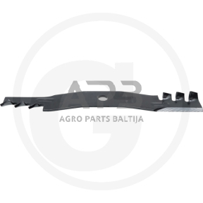 Mulčiavimo peilis John Deere 483 mm 657, 737, 757, X 750, X 754, X 758, X 940, X 948, Eztrak Z 445, Z 655, Ztrak Z 520 A, Z 710 A, Z 810 A, Z 820 A, TCU30316, M136195