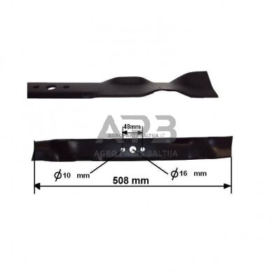 Mulčiuojantis peilis John Deere 508 mm pjaunamosios plotis 20 ( 51 cm ) 532850972 1