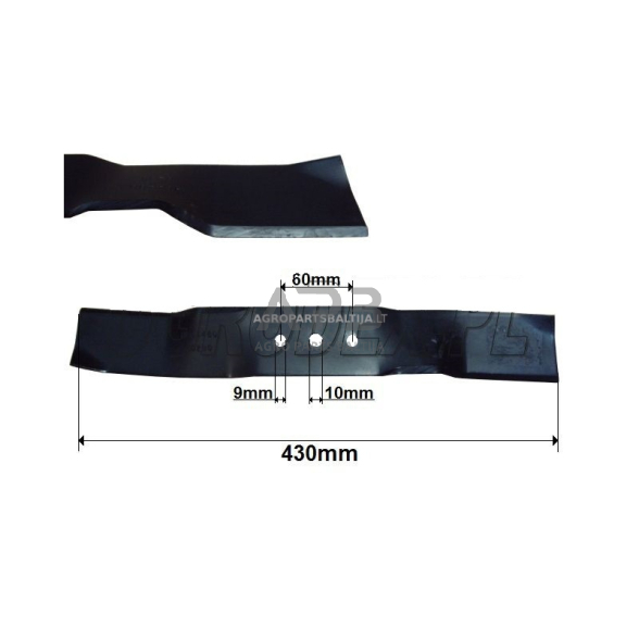 Mulčiuojantis peilis Jonsered 430 mm 522449503 1 Mulčiuojantis peilis Jonsered 430 mm 522449503 1