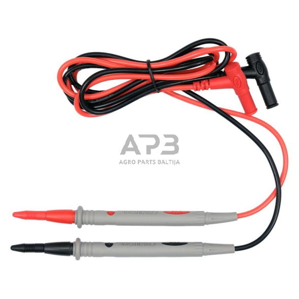 Multimetro laidai su aštriais žalvariniais antgaliais Multimetro laidai su aštriais žalvariniais antgaliais