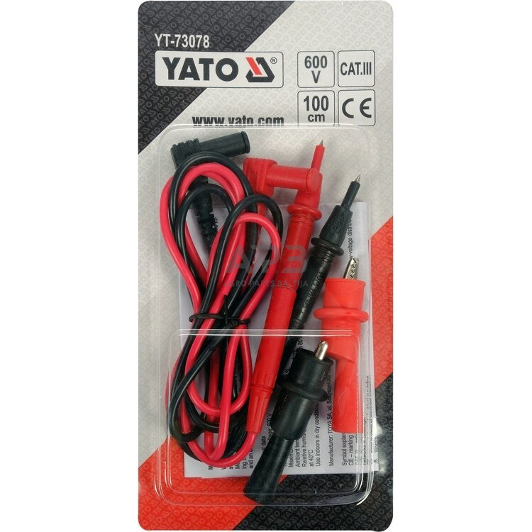 Multimetro laidų ir gnybtų komplektas 1 Multimetro laidų ir gnybtų komplektas 1