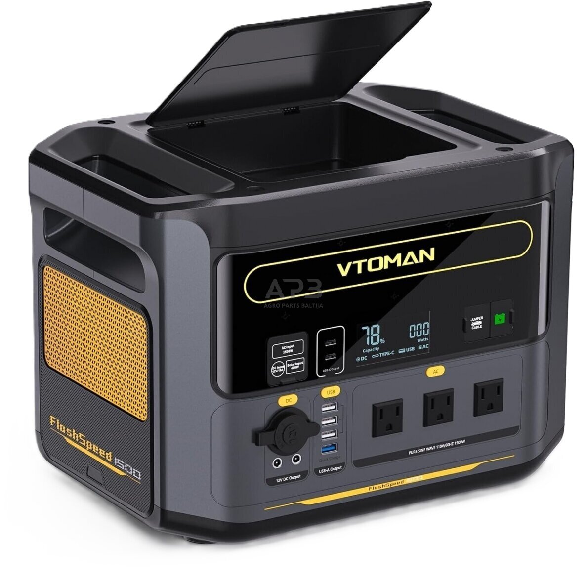 Nešiojamas akumuliatorius su valdymo bloku 1548Wh 1