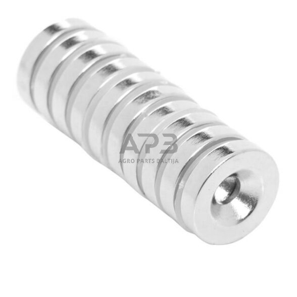 Neodimo magnetas 14x3mm (10vnt) Neodimo magnetas 14x3mm (10vnt)