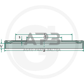 Nilos žiedas FAG 30208-AV 1 Nilos žiedas FAG 30208-AV 1