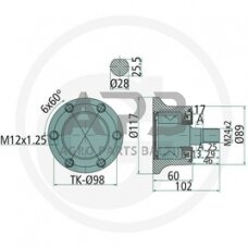 NSK guolis Agri Hub AHU28117A-03