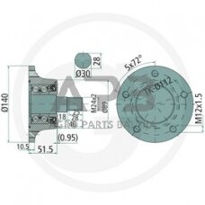 NSK guolis Agri Hub AHU30140A-01