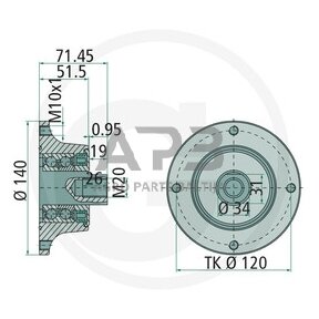 NSK guolis Agri Hub AHU34140B-01