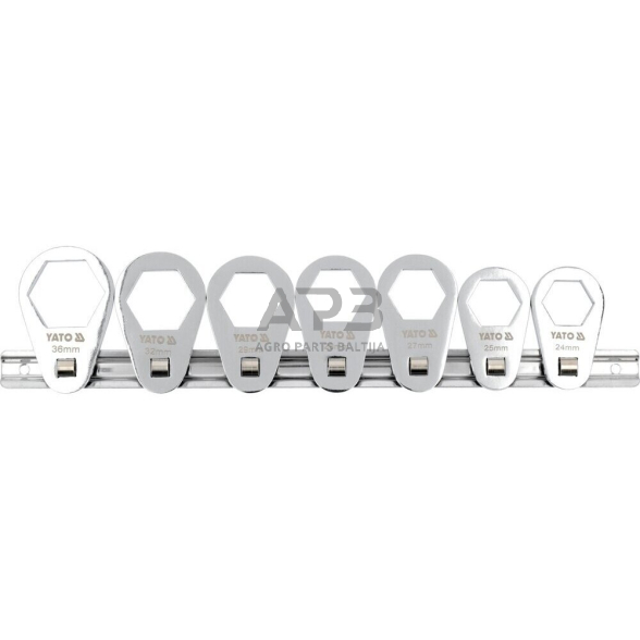 Ofsetinių tepalo filtrų raktų rink. 3/8" 7vnt. Ofsetinių tepalo filtrų raktų rink. 3/8" 7vnt.