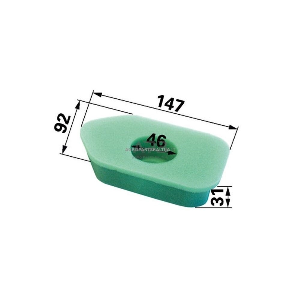 Oro filtras Briggs & Stratton Classic, Quattro nuo 3AG iki 4AG 090100, 092500, 092900, 093900, 095900, 096500, 096900, 098900, 09C900, 09D900, 09H900, 10A900 272235, 272235S 1