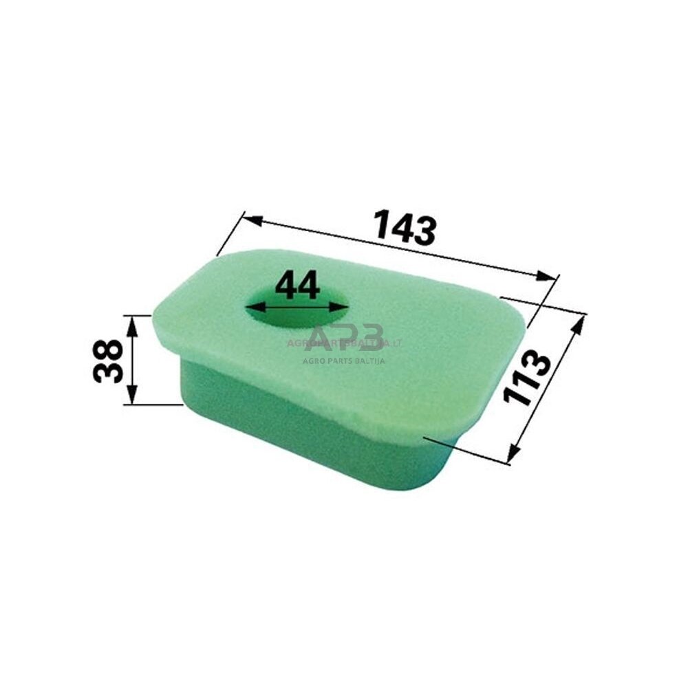 Oro filtras Briggs & Stratton nuo 2AG iki 5AG 060100, 060200, 060300, 060400, 060500, 061100, 061200, 061300, 061400, 061500, 080100, 080200, 080300, 080400, 080500, 27987, 27987S 1