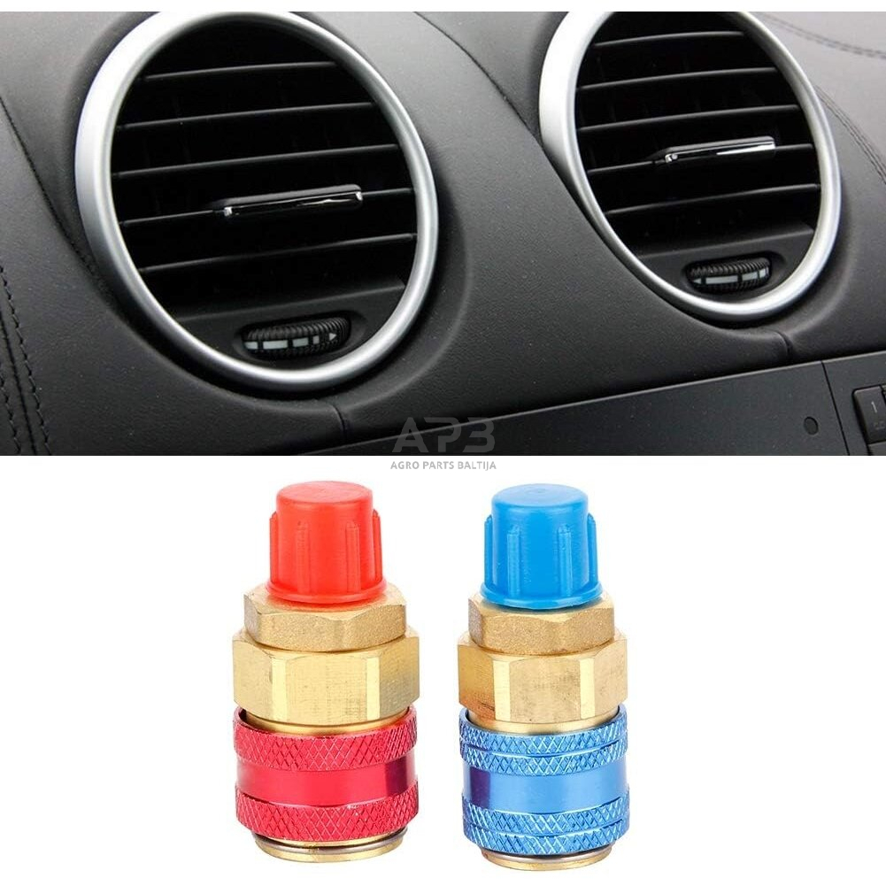 Oro kondicionierių R134A jungtys (varinės) 1/4" su išoriniu sriegiu 2vnt. 4 Oro kondicionierių R134A jungtys (varinės) 1/4" su išoriniu sriegiu 2vnt. 4