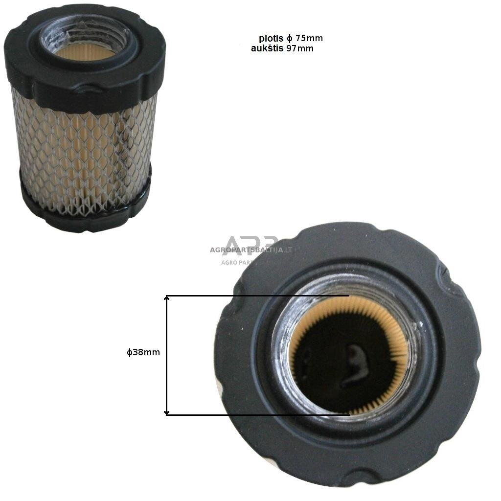 Oro filtras Briggs & Stratton nuo 9AG iki 13,5AG INTEK OHV 591583, 796032