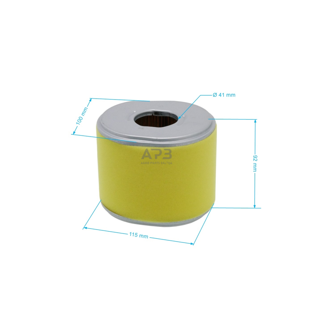 Oro filtras Honda GX340, GX390, 17210-ZE3-000, 17210ZE3000, 17210-ZE3-010, 17210ZE3010, 17210-ZE3-505, 17210ZE3505, išmatavimai 111 x 96 x 92 mm EVEREST 3