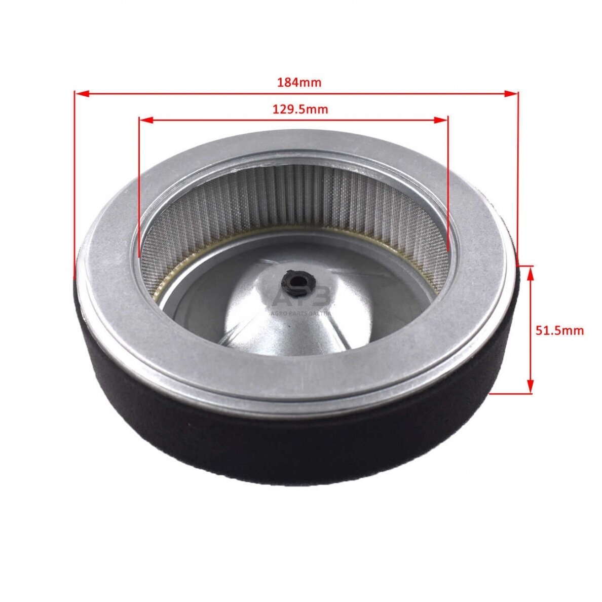 Oro filtras Honda GX630, GX660, GX690, 17210-Z6L-010, 17210Z6L010, 17210-Z6L-000, 17210Z6L000, išmatavimai 51 x 184 x 130 mm