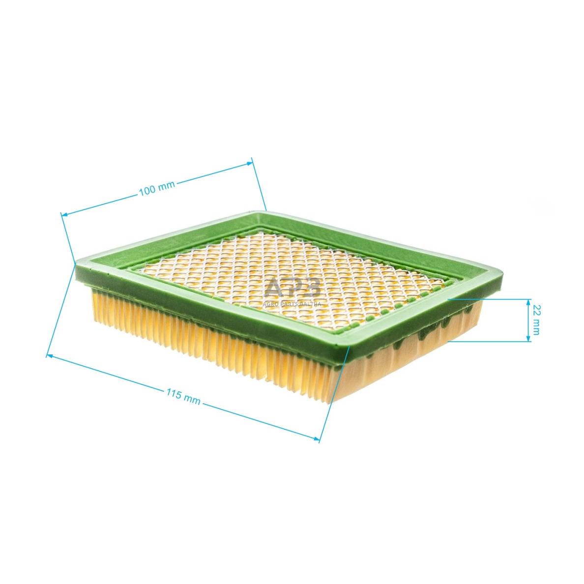 Oro filtras kiniškoms vejapjovėms Loncin T475 119x99x21 mm 2