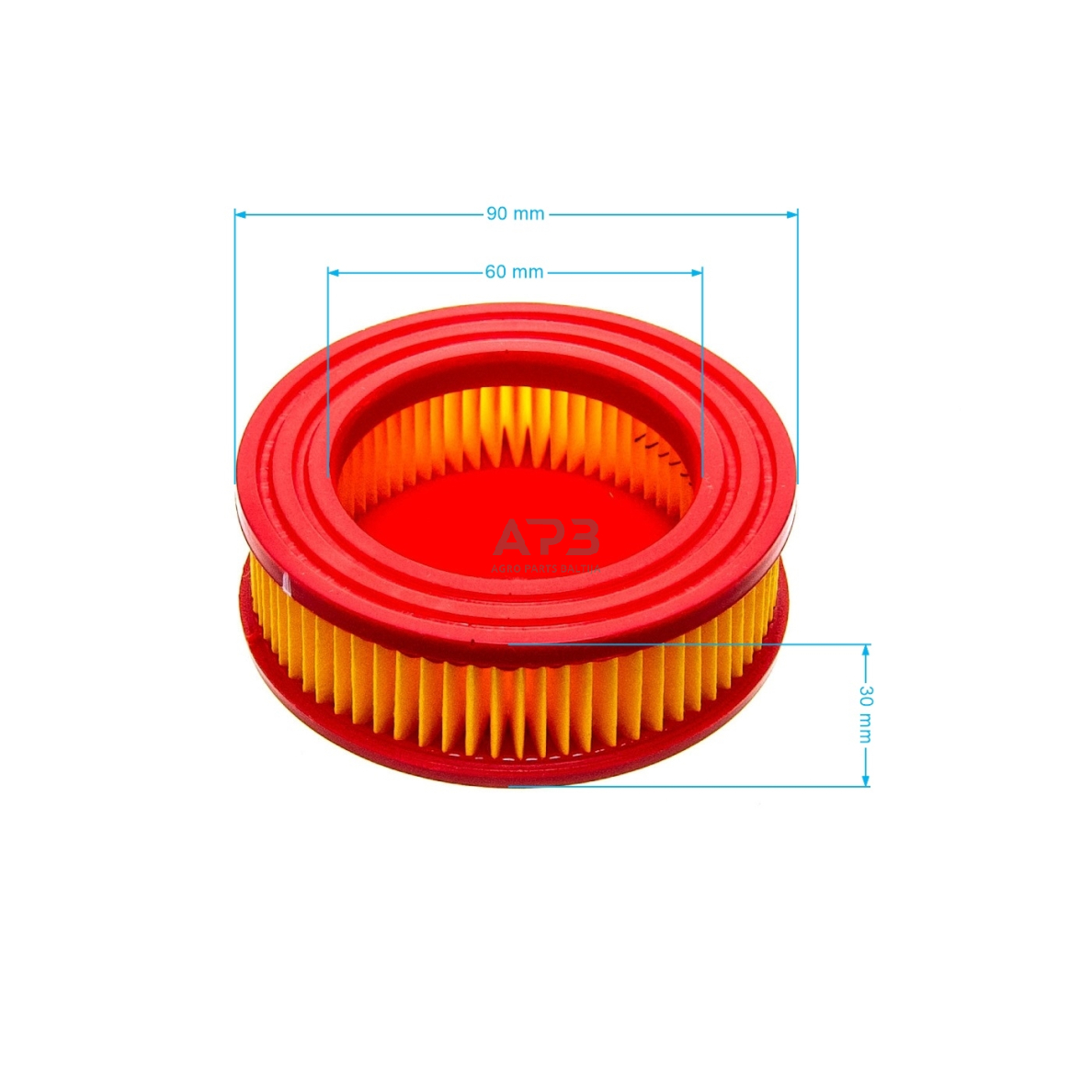 Oro filtras MTD 751-14628, 75114628, išmatavimai 91 x 59 x 30 mm 2 Oro filtras MTD 751-14628, 75114628, išmatavimai 91 x 59 x 30 mm 2