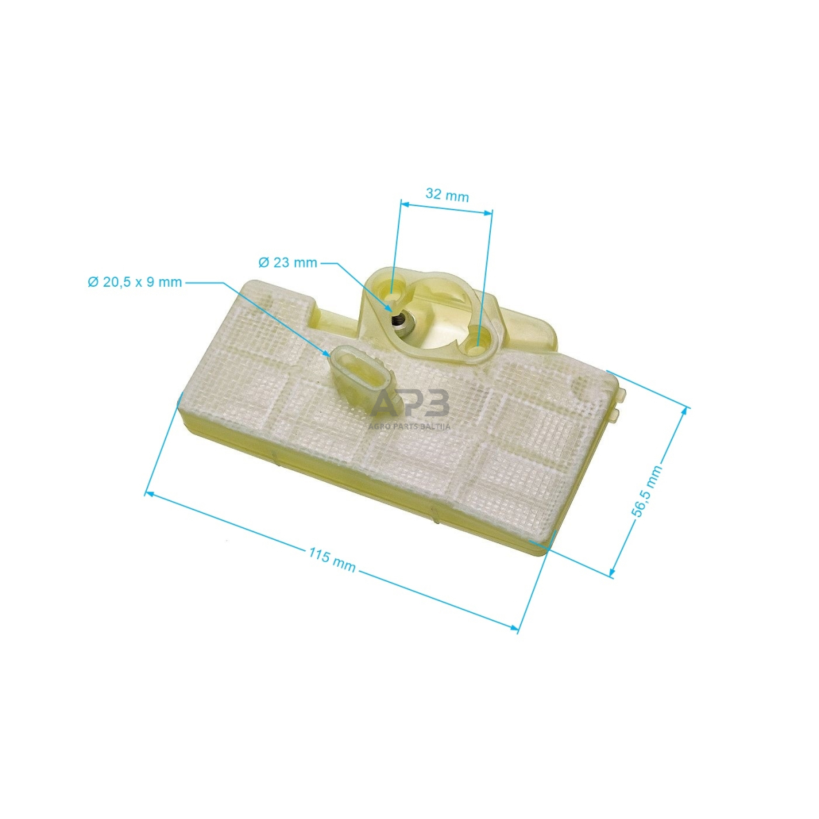 Oro filtras pjūklams STIHL MS029, MS039, MS290, MS310, MS390 1127 120 1620, 11271201620 NYLON 1 Oro filtras pjūklams STIHL MS029, MS039, MS290, MS310, MS390 1127 120 1620, 11271201620 NYLON 1