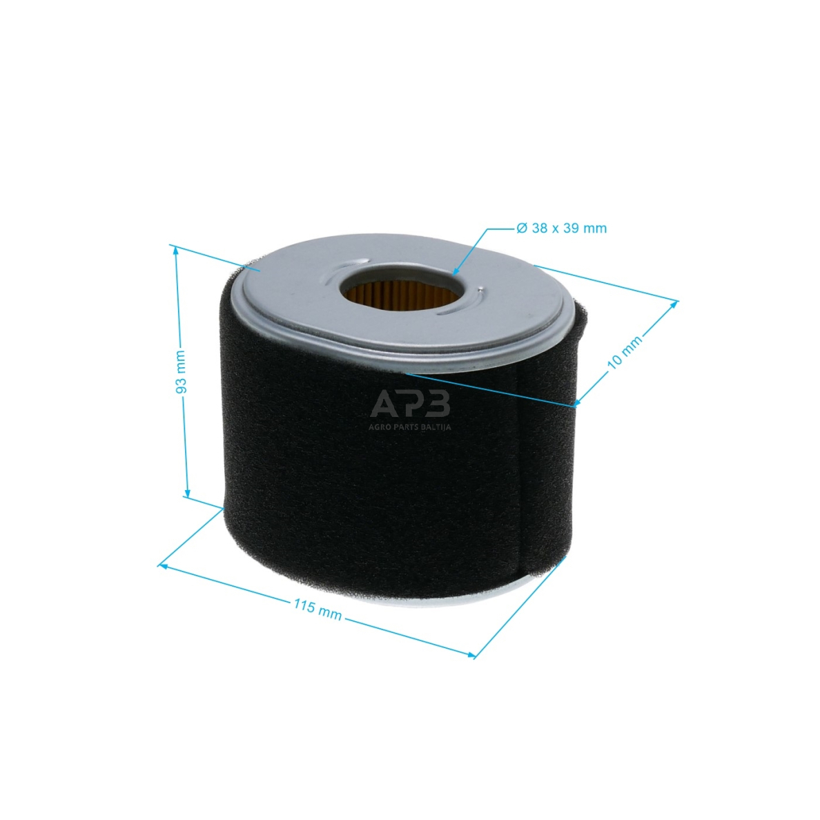 Oro filtras Zongshen GB270, GB420 113 x 97 x 92mm 1 Oro filtras Zongshen GB270, GB420 113 x 97 x 92mm 1