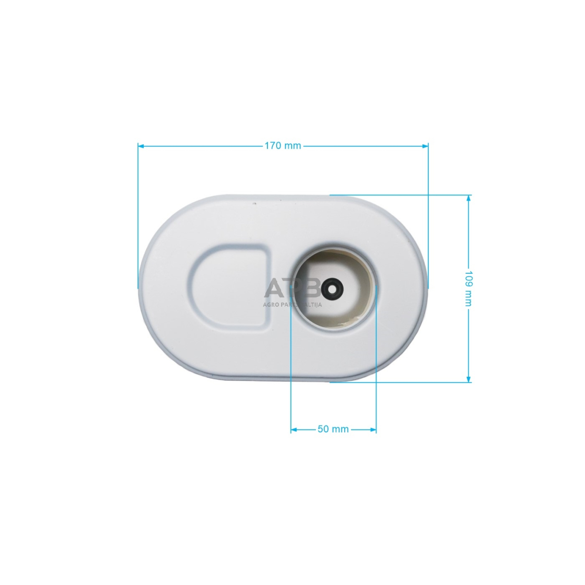 Oro filtras Zongshen MTD varikliams, 100073180, 737-05145, 73705145, 937-05145, 93705145 170 x 109 x 60mm 3