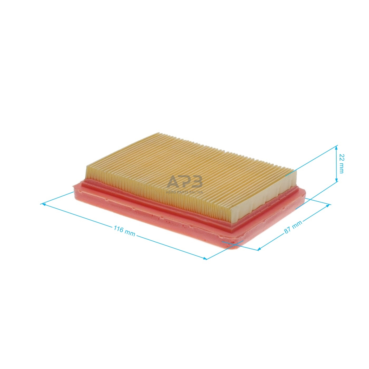 Oro filtras Zongshen NH150H 116 x 87 x 21 mm 1