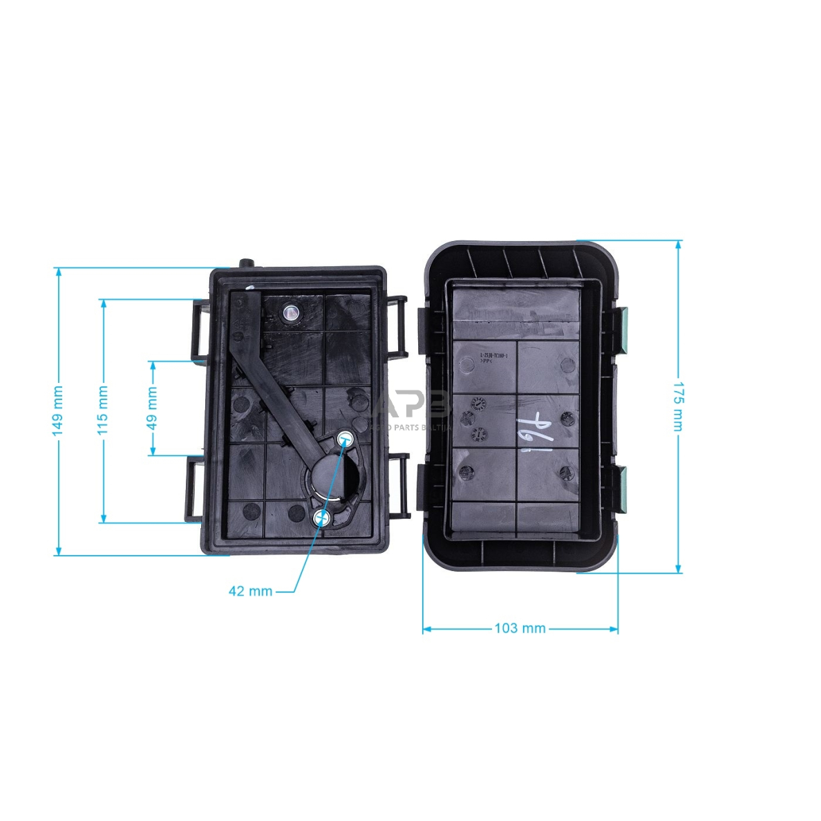 Oro filtro dangtelis ZONGSHEN XP200 6.5AG 100004649 2 Oro filtro dangtelis ZONGSHEN XP200 6.5AG 100004649 2