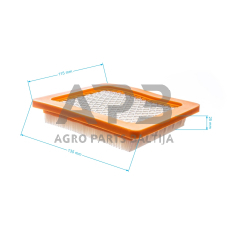Oro filtras 133x114x23 mm