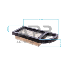 Oro filtras Briggs & Stratton AVS, OHV, Power Built OHV I/C, nuo 8AG iki 13,5AG 21A902, 21A907, 21A977 21B902, 21B906 21B907, 21B972, 21B976, 21B977 697152, 613022, 697775, 698413, 797007, 794421