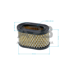 Oro filtras Briggs & Stratton nuo 5AG iki 6AG QUANTUM, EUROPA, OHV 494586, 497725