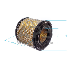 Oro filtras Briggs & Stratton nuo 7AG iki 16 AG 393957, 390930, 393957S