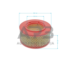 Oro filtras HATZ 1493000 1D81, 1D92 92 x 88 x 166mm