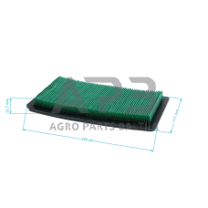 Oro filtras Honda GCV510, GCV520, GCV530, GXV530, 17211-Z0A-013, 17211Z0A013, 17211-ZOA-003, 17211ZOA003, išmatavimai 217 x 118 x 20,5 mm