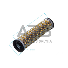 Oro filtras Honda GX120, 17210-ZK7-V01, 17210ZK7V01, išmatavimai 158 x 45 mm