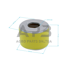 Oro filtras Honda GX240, GX270, 17210-ZE2-822, 17210ZE2822, 17210-ZE2-821, 17210ZE2821, 17210-ZE2-505, 17210ZE2505, išmatavimai 102 x 89 x 77 mm EVEREST
