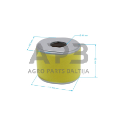Oro filtras Honda GX340, GX390, 17210-ZE3-000, 17210ZE3000, 17210-ZE3-010, 17210ZE3010, 17210-ZE3-505, 17210ZE3505, išmatavimai 111 x 96 x 92 mm EVEREST
