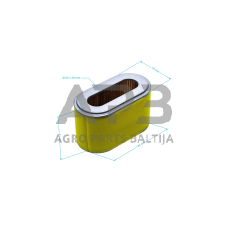 Oro filtras Honda GXV270, GXV340, GXV390, 17210-ZE8-003, 17210ZE8003, 17210-ZE8-013, 17210ZE8013, 17210-ZF5-505, 17210ZF5505, išmatavimai 129,50 x 67 x 79,70 mm