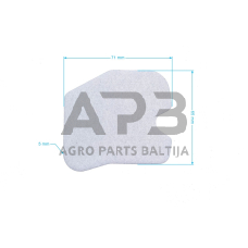 Oro filtras Husqvarna 236E. 545 06 18-01, 5450618-01, 545061801