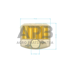 Oro filtras Husqvarna 345E. 537 02 40-01, 5370240-01, 537024001