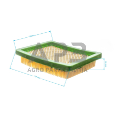 Oro filtras kiniškiems varikliams išmatavimai 127 x 101 x 30 mm