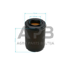 Oro filtras Zongshen XP380A, XP440 76 x 38 x 111mm
