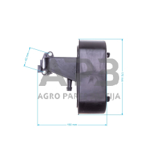 Oro filtro korpusas su oro filtru NAC DY164PMB