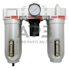 Oro srauto reguliatorius 1" su filtru ir tepaline