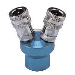 Oro paskirstytojas dvišakis su vožtuvais 1/2" Oro paskirstytojas dvišakis su vožtuvais 1/2"