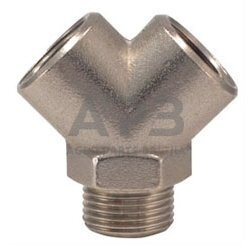 Oro paskirstytojas dvišakis 1/4" Oro paskirstytojas dvišakis 1/4"